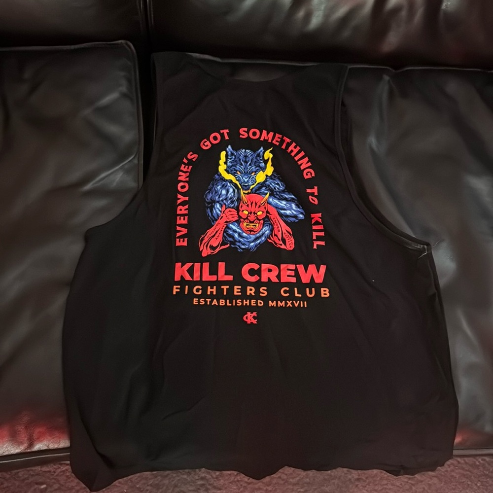 Kill Crew Barbell tank L Everyone’s got something to kill